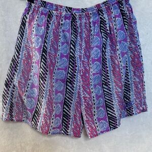 Vintage Nike Women's Athletic Shorts in Purple and Pink